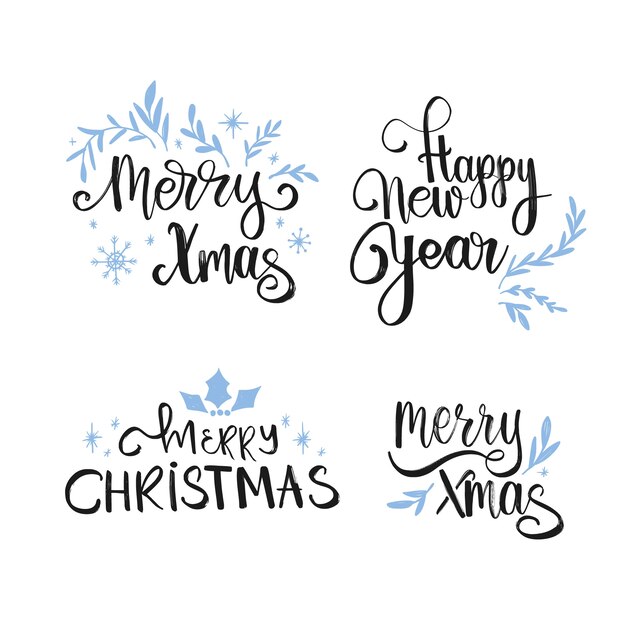 Mooie kerst belettering