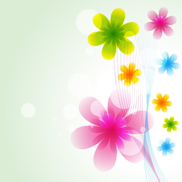 Mooie kleurrijke bloem eps10 vector illustratie