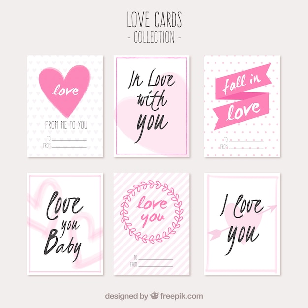 Mooie liefde kaarten collectie