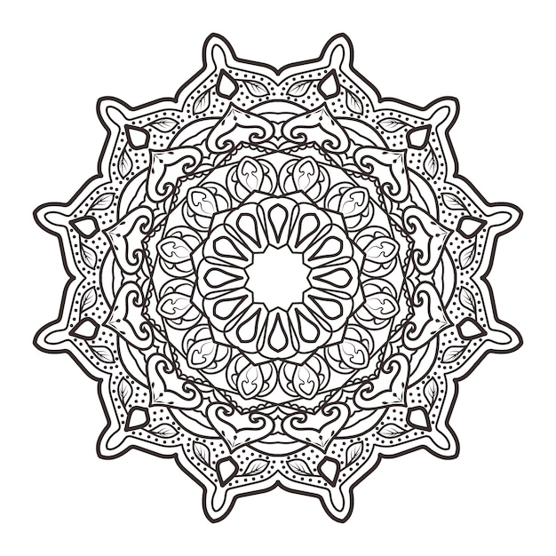 Mooie mandala achtergrond