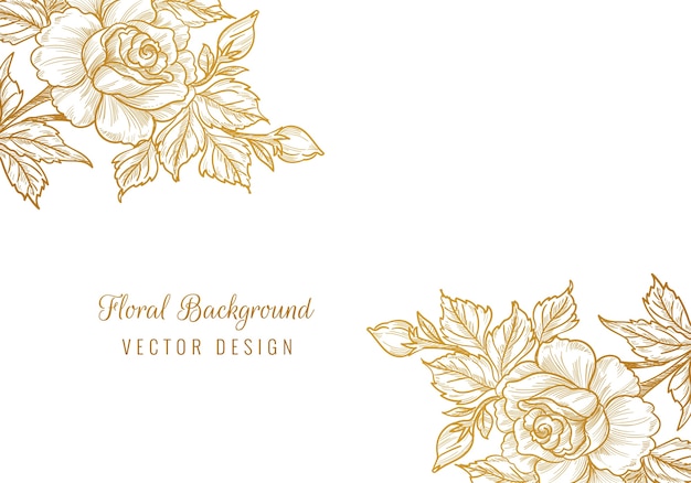 Mooie sier decoratieve bloemenachtergrond