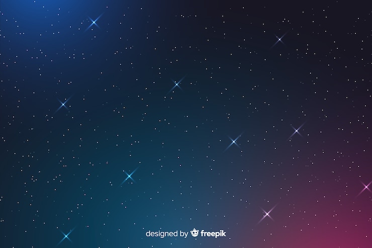 Gratis Vector mooie sterrenhemel achtergrond