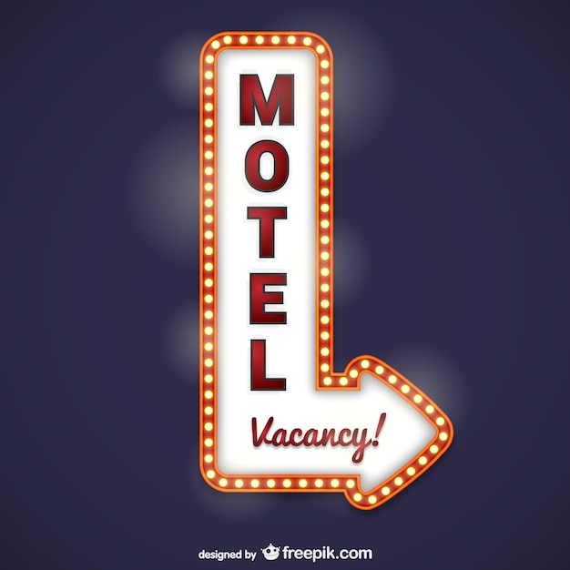 Gratis vector motel bewegwijzering