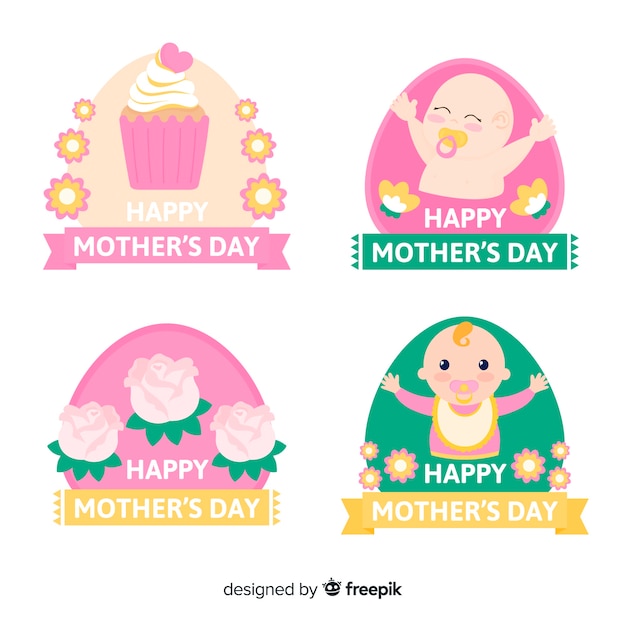 Mother's day labelverzameling