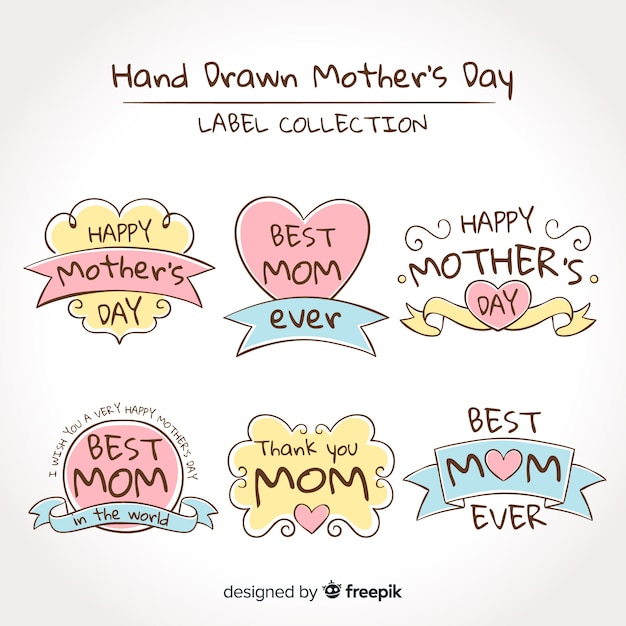 Mother's day labelverzameling