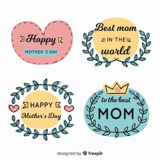 Mother's day labelverzameling