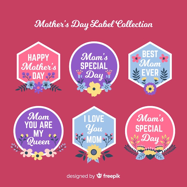Mother's day labelverzameling