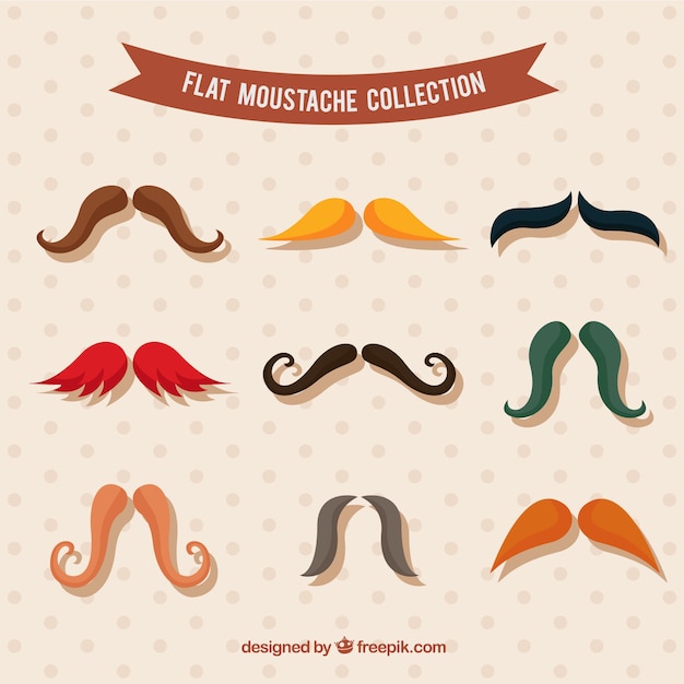 Gratis vector movember achtergrond in retro stijl