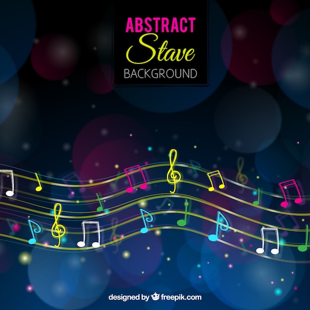 Gratis vector multicolor abstracte stave