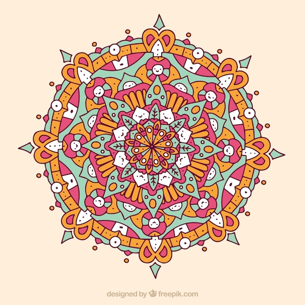 Multicolor mandala achtergrond