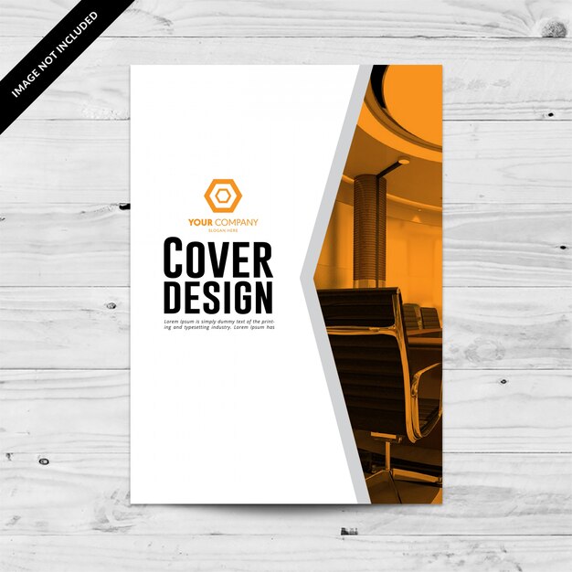 Multifunctionele corporate cover ontwerp sjabloon