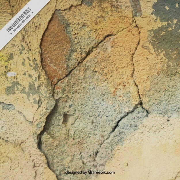 Muur textuur met scheuren en schilferige verf