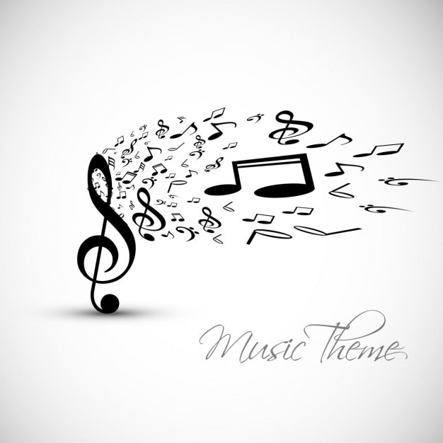 Gratis vector muziek achtergrond