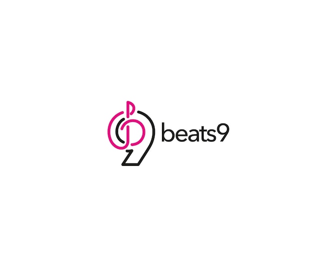 Gratis vector muziek beats logo branding identity corporate vector design