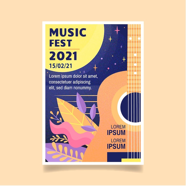 Muziekfestival poster