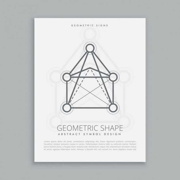 Gratis vector mystieke geometrische vorm