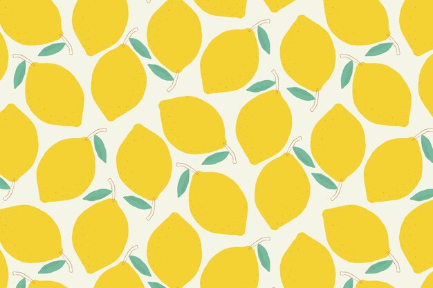 naadloze citroen patroon pastel achtergrond