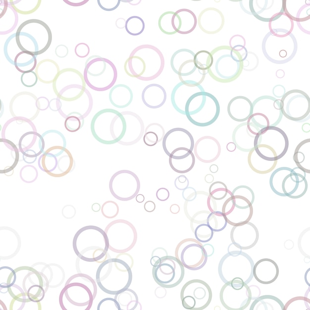 Naadloze geometrische cirkel patroon achtergrond - vector grafisch ontwerp van ringen met opaciteit effect