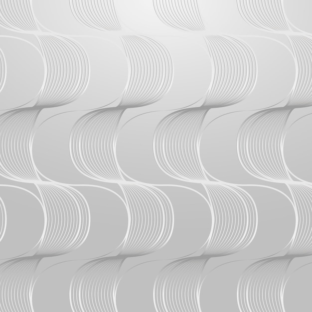Naadloze grijze golf abstracte patroon achtergrond ontwerp resource