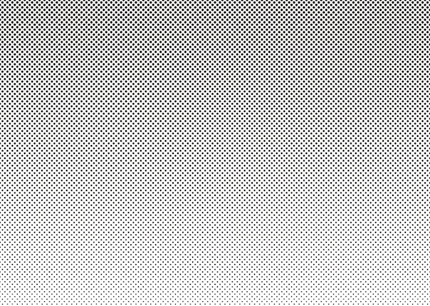 Naadloze monochrome vector schermtonen geïsoleerd op een witte achtergrond horizontaal herhaalbaar