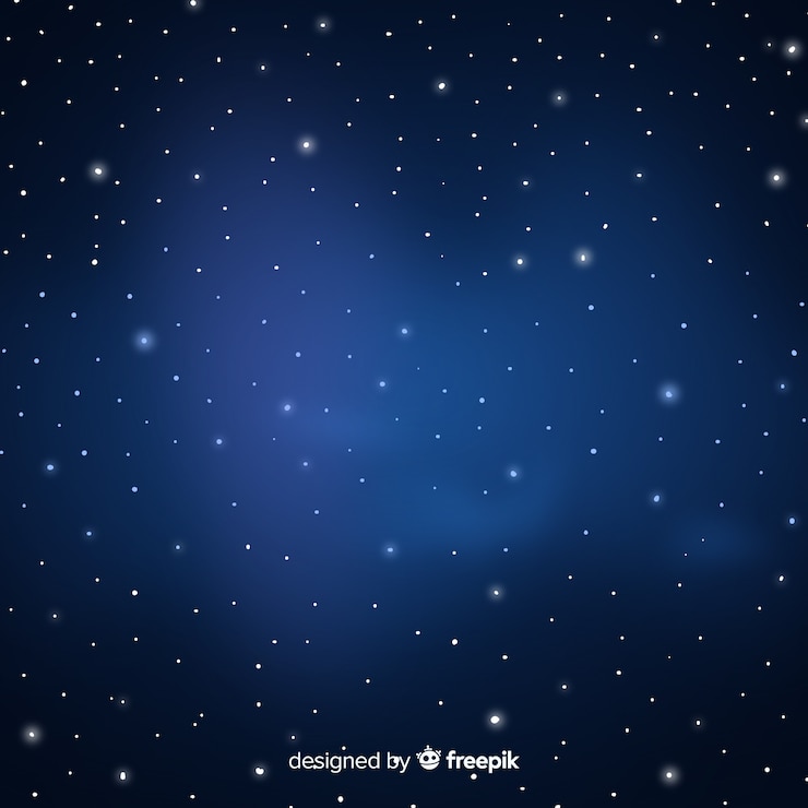 Gratis Vector nacht hemelachtergrond