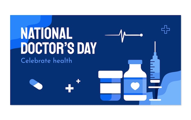 Nationale doktersdag handgetekende facebookpost