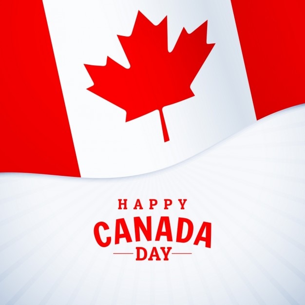 nationale feestdag gelukkige canada dag groet