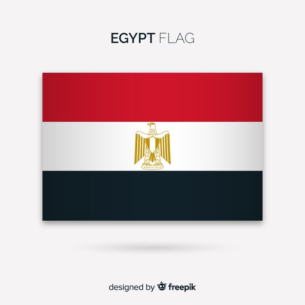 Nationale vlag van Egypte