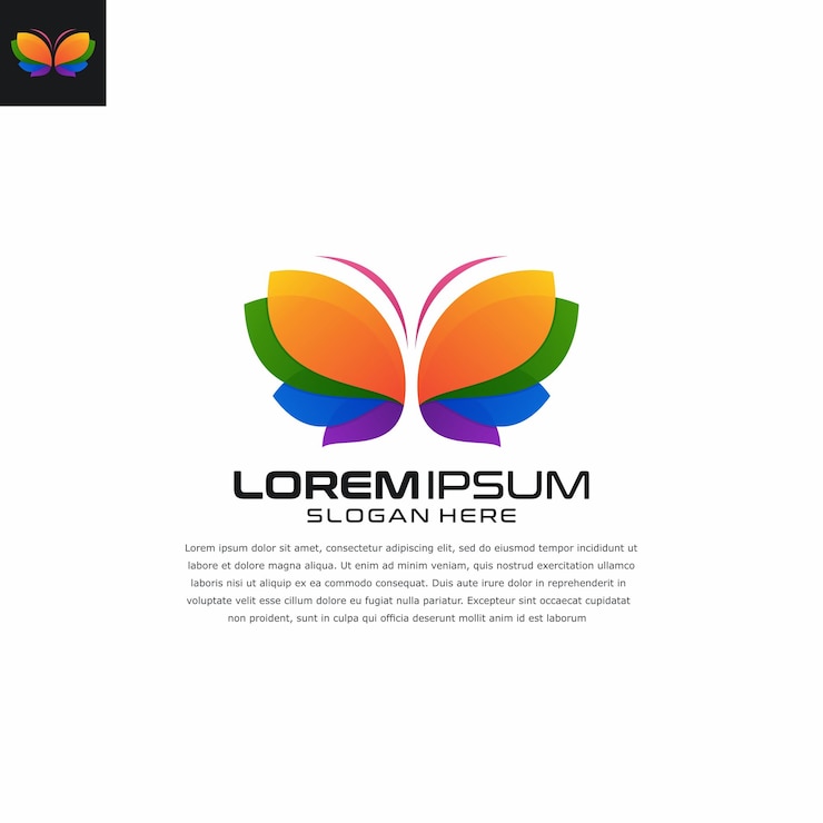 Gratis Vector natuur logo kleurbrandstof