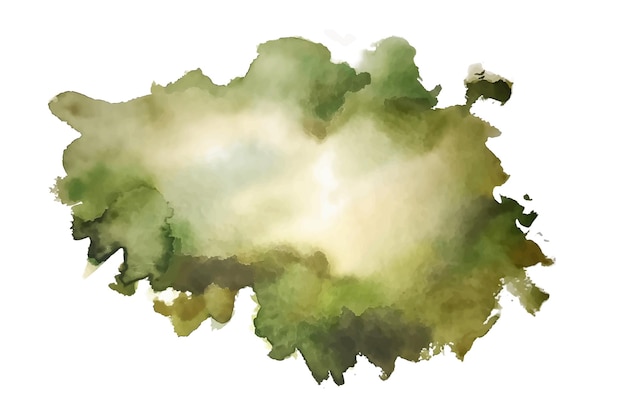 Gratis vector natuurlijke aquarel groene textuur