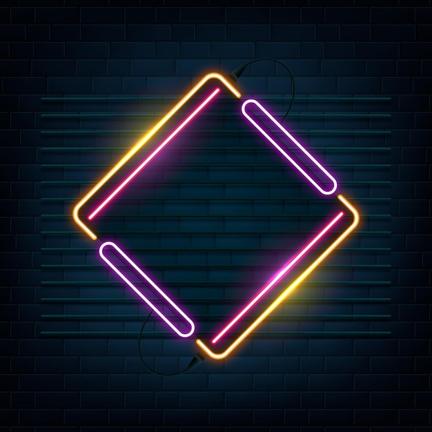 Neon design frame