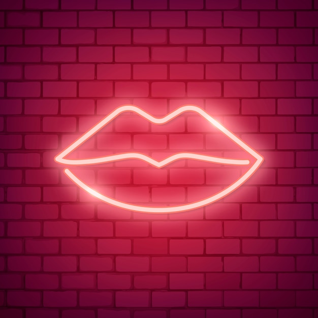 Gratis vector neon hart illustratie