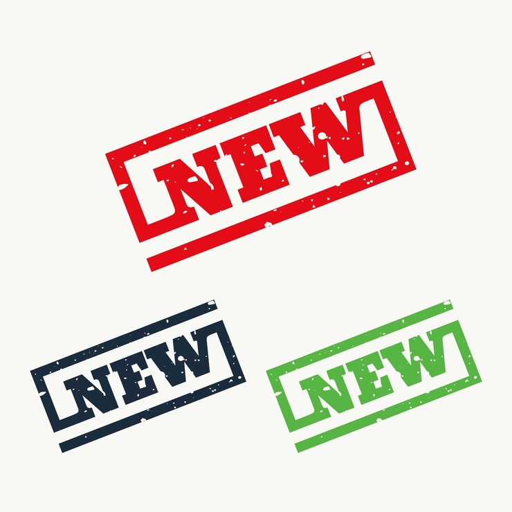 Gratis Vector new sign
