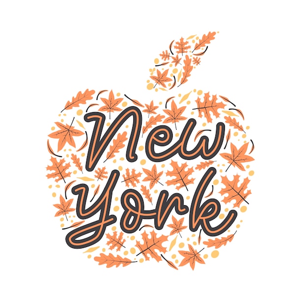 New york city belettering