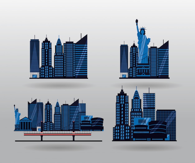 Gratis vector new york city