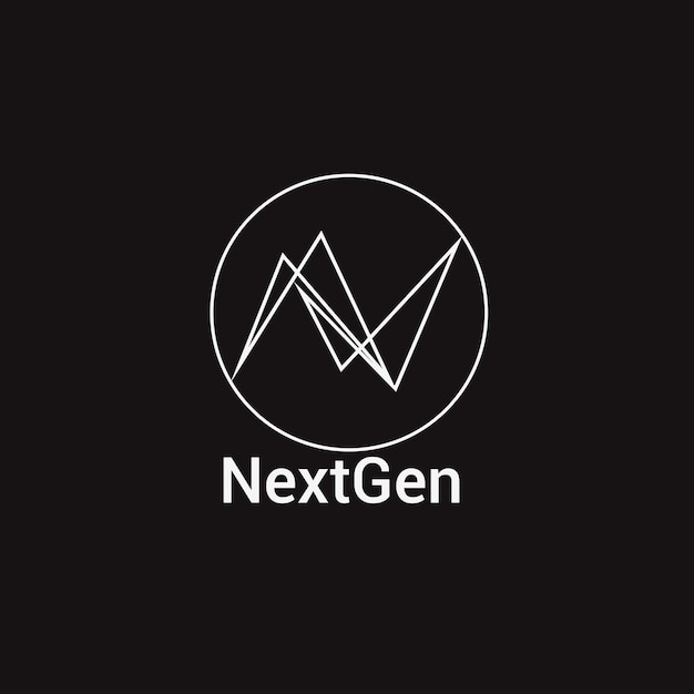 Nextgen Logo Vector sjablonen ontwerp.