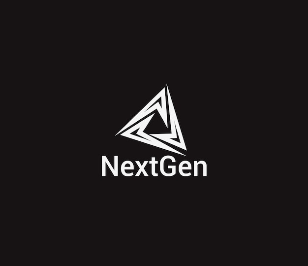 Gratis vector nextgen logo vector sjablonen ontwerp.