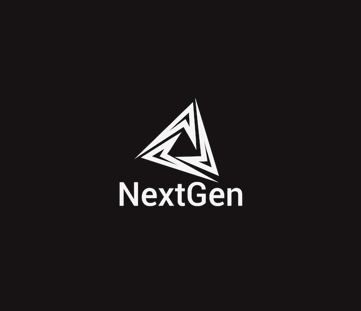 Gratis Vector nextgen logo vector sjablonen ontwerp.