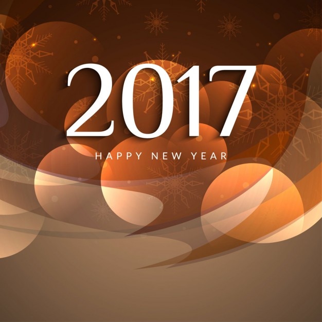 Gratis vector nieuwe jaar 2017 elegante decoratieve achtergrond
