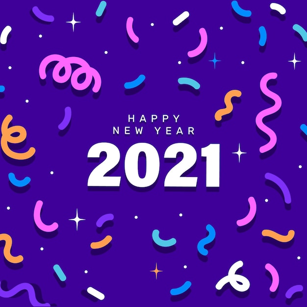 Nieuwjaar 2021 achtergrond