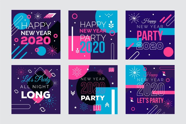 Nieuwjaar instagram postcollectie 2020