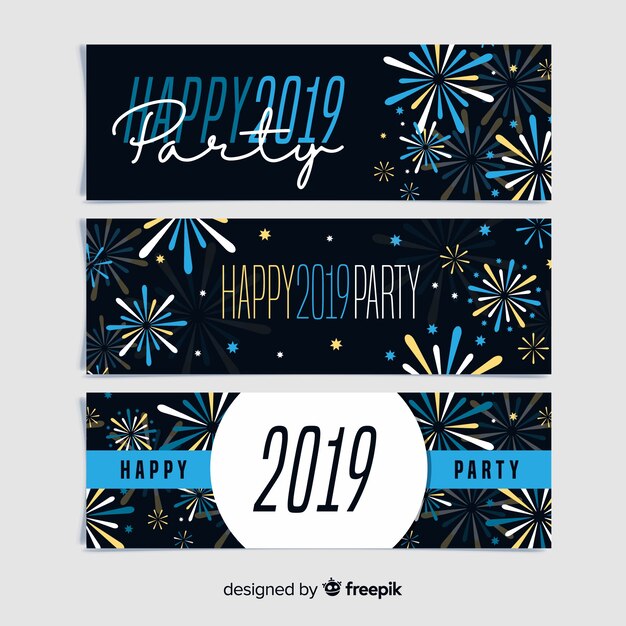 Nieuwjaarsfeest 2019 banners