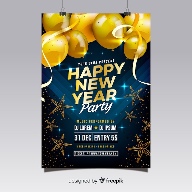 Nieuwjaarsfeestaffiche 2019