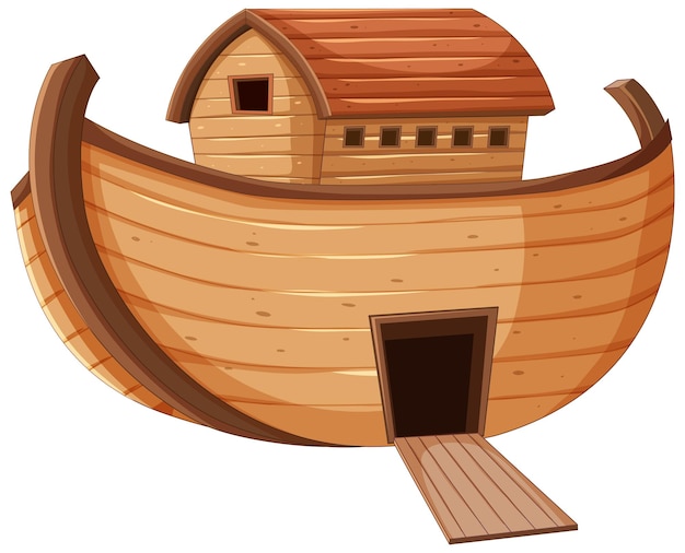 Gratis vector noah's ark zonder dieren vector