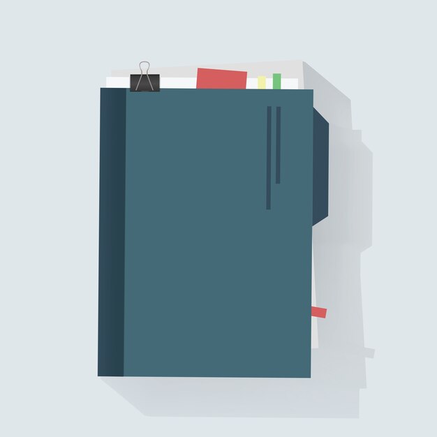 Notebook dagboek pictogram vectorillustratie