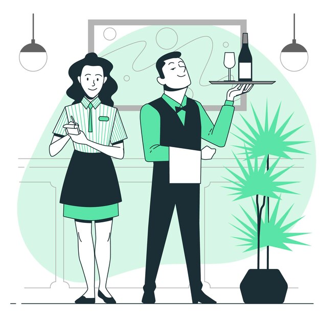 Obers concept illustratie