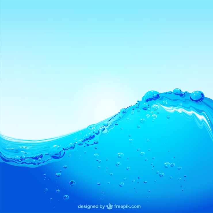 Gratis Vector oceaangolf achtergrond