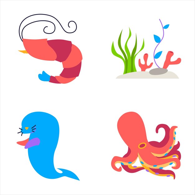 Ocean Life Stickers deel 2