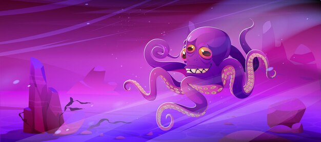 Octopus gigantische onderwater dieren fantasie kraken