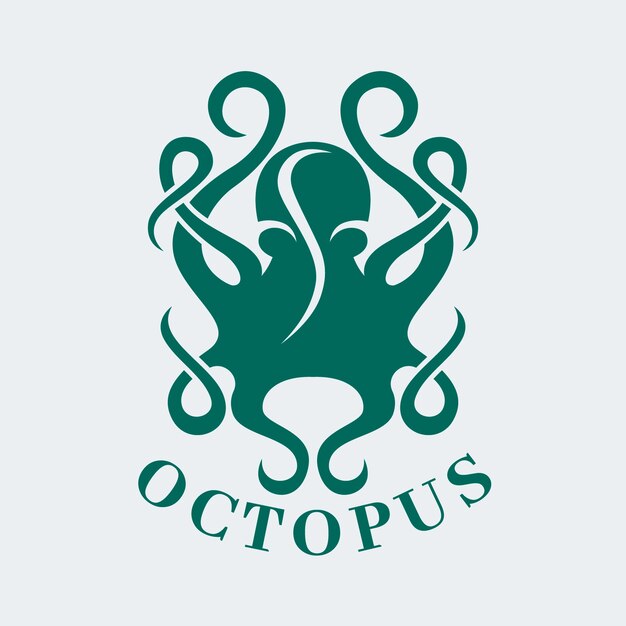 Octopus logo concept